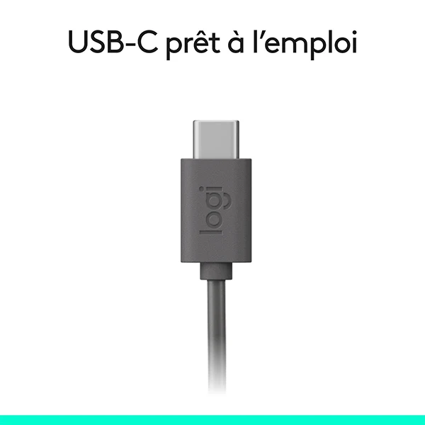 Logitech Headset H390 USB-C Black