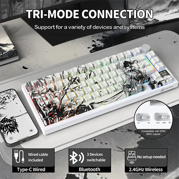 ATTACK SHARK X820 Ultra Shark Switch (DARK WARRIOR)