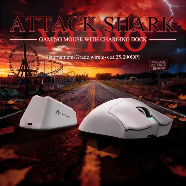 ATTACK SHARK V3 Pro (White)