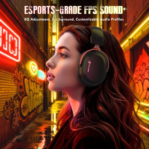 ATTACK SHARK L30 PRO Headset (Black&Red)