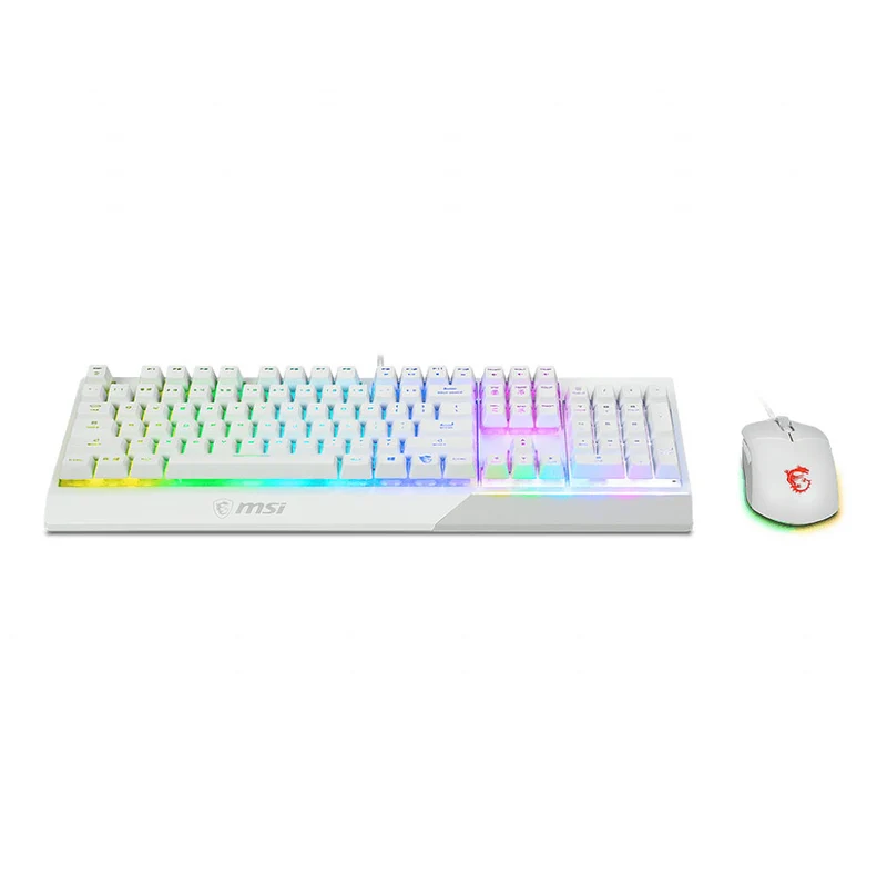 MSI Vigor GK30 + Clutch GM11 COMBO FR Blanc