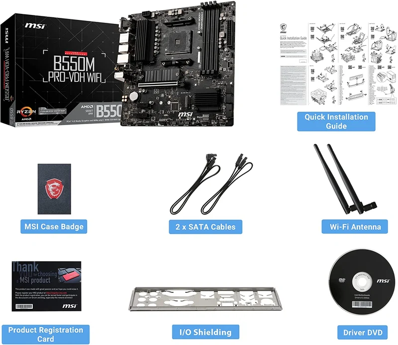 MSI B550M PRO-VDH WIFI