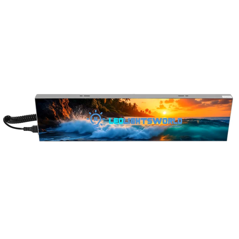FL Series Frameless LED Shop Display – P1.86 · 160×640mm | Compact Ultra-Thin GOB Screen for Window & Wall Mounting
