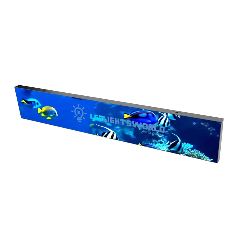 FL Series FramelessLED Shop Display – P1.86 · 160×960mm | Ultra-Thin GOB Screen for Store Windows & Retail Interiors
