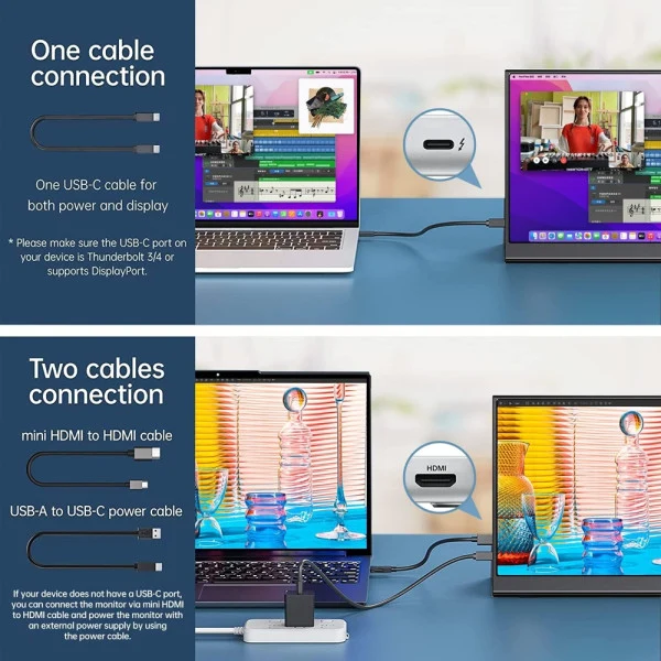 XTRMLAB F156P1 15.6" Moniteur portable