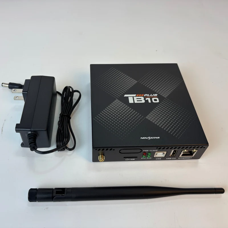 NovaStar TB10 Plus Multimedia Player – 650,000 Pixels | Entry-Level Asynchronous LED Control Box with Wi-Fi for LED Display Screens