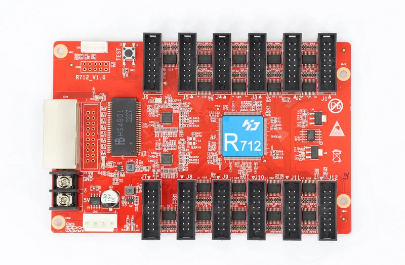 Huidu HD-R712 Receiving Card – 128 ×1024 Pixels | HUB75 | Stable LED Display Receiver Card with Multi-Module Adaptability for LED Display Screens