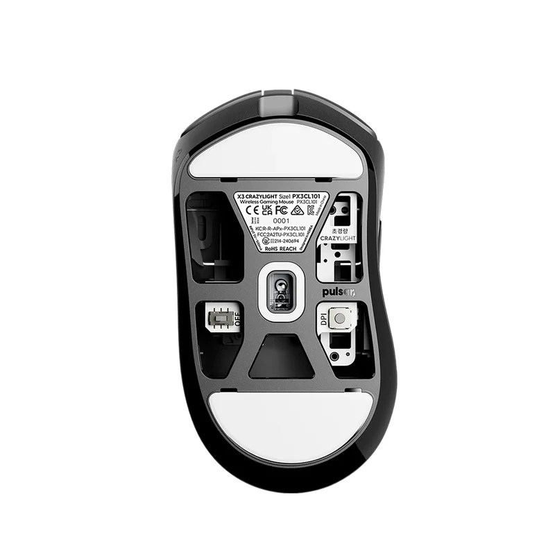 Pulsar X3 CrazyLight Medium 8K Wireless Jet Black