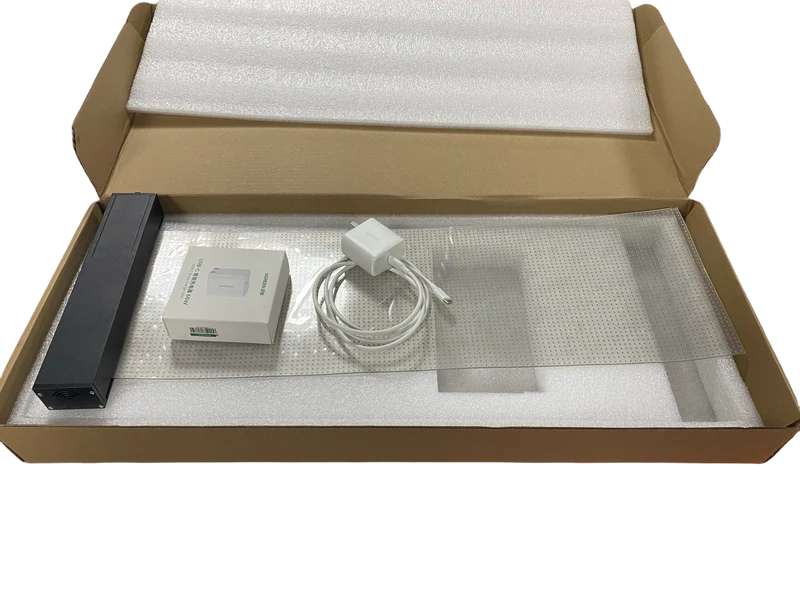 【Small Size Plug & Play】HCS Series P10 Transparent Adhesive LED Film – 240×600 mm (9.45×23.62 in) | 1500nits | High Transparency Glass Sticker Screen for Storefronts & Facades | Plug & Play