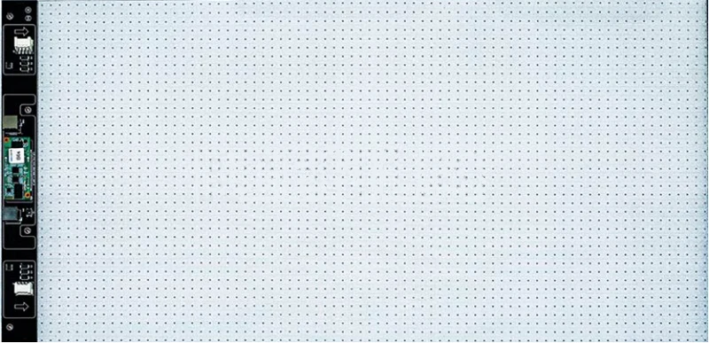 【Standard Modular Panel】HC Series P4 Adhesive Transparent LED Film – 240×1000 mm (9.45×39.37 in) | 2000nits | 90% Transparency Glass Sticker Display for Storefront Glass & Interior Partitions | Multiple Kit Options | Plug & Play