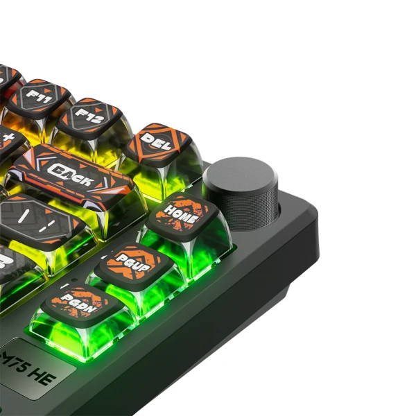 Royal Kludge RKM75 HE Hephaestus Mint Switch (UK Qwerty)