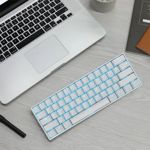 Royal Kludge RK61 White Blue Switch (US Qwerty)