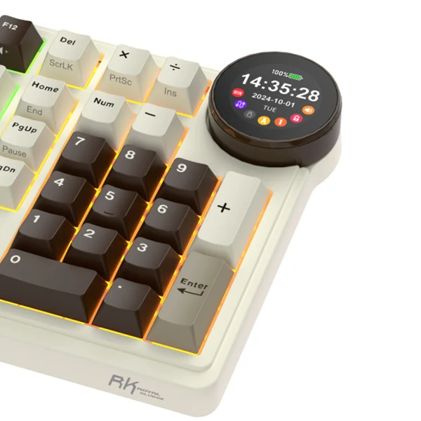 Royal Kludge RK N99 Mocha Grey Beige Switch (US Qwerty)