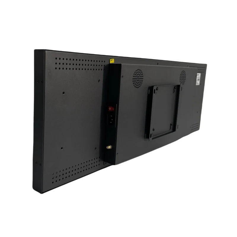 28.6 Inch (698.4×203.7mm Viewable) Ultra-Wide Android LCD Shelf Screen | Stretched Bar Digital Signage w/ Optional Touch | Cloud / USB / App Control