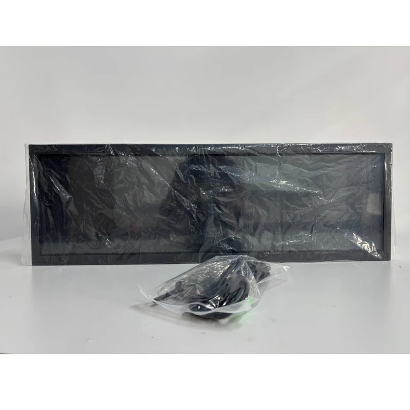 28.6 Inch (698.4×203.7mm Viewable) Ultra-Wide Android LCD Shelf Screen | Stretched Bar Digital Signage w/ Optional Touch | Cloud / USB / App Control