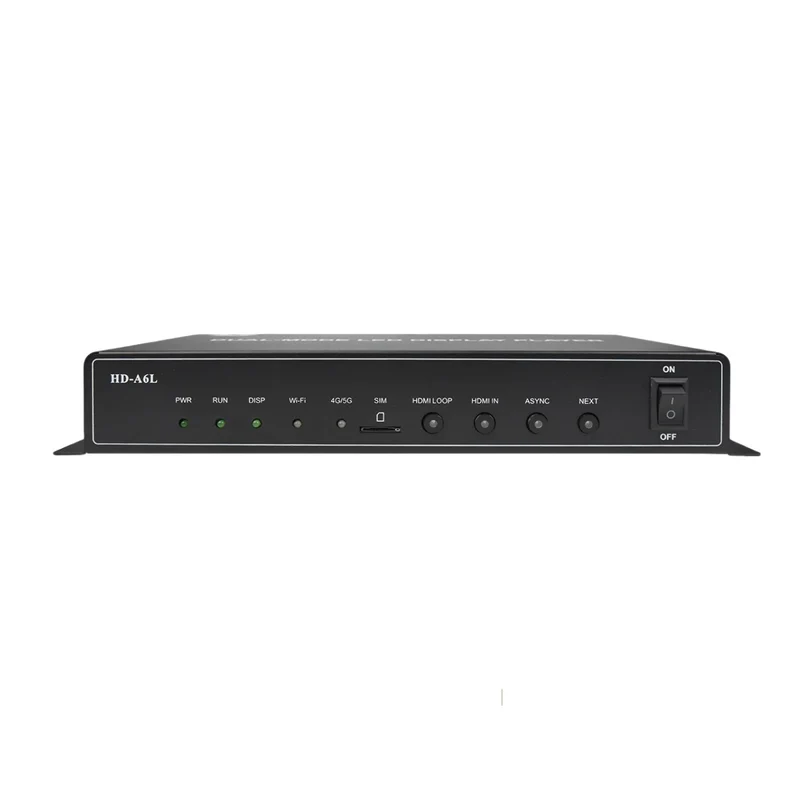 Huidu HD-A6L Multimedia Player – 1.3 Million Pixels | Dual-Mode LED Controller with Multi-Window Output & HDMI Video Input for LED Display Screens