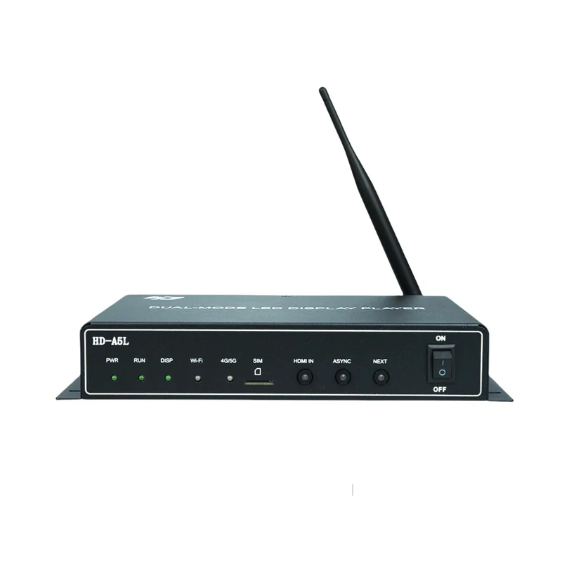 Huidu HD-A5L Multimedia Player – 1.3 Million Pixels| Dual-Mode Controller with HDMI Input & Synchronous/Asynchronous Switching for LED Display Screens