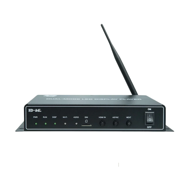 Huidu HD-A4L Multimedia Player – 650,000 Pixels | Mid-Size LED Screen Controller with LAN & Cloud Content Publishing for LED Display Screens