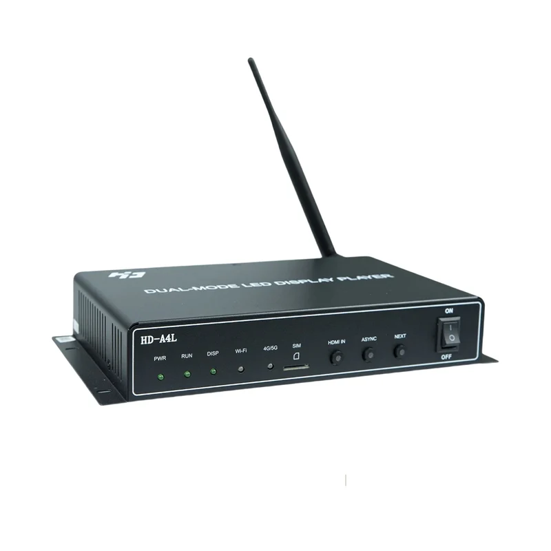 Huidu HD-A4L Multimedia Player – 650,000 Pixels | Mid-Size LED Screen Controller with LAN & Cloud Content Publishing for LED Display Screens