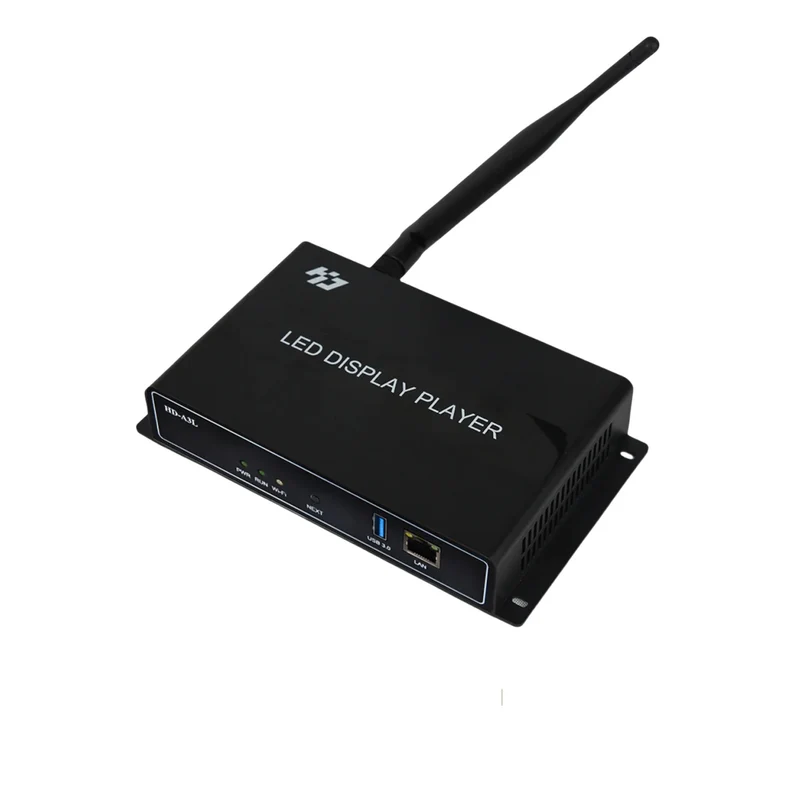 Huidu HD-A3L Multimedia Player – 650,000 Pixels | Asynchronous Controller| Entry-Level LED Display Controller with USB & Wi-Fi for for LED Display Screens