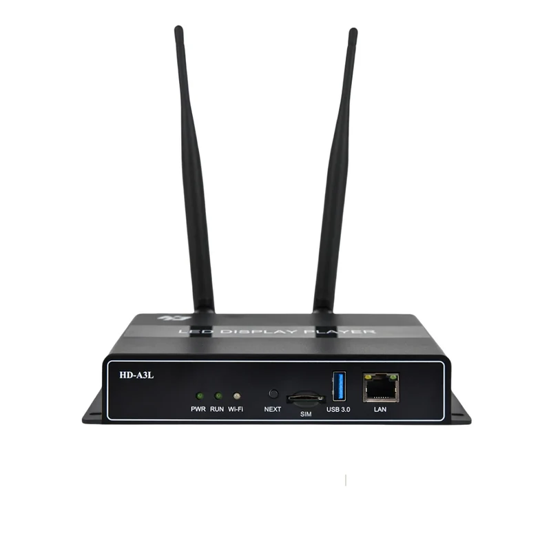 Huidu HD-A3L Multimedia Player – 650,000 Pixels | Asynchronous Controller| Entry-Level LED Display Controller with USB & Wi-Fi for for LED Display Screens