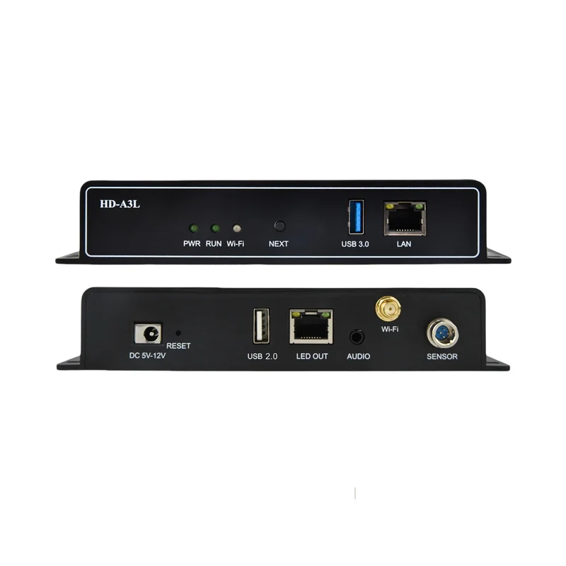 Huidu HD-A3L Multimedia Player – 650,000 Pixels | Asynchronous Controller| Entry-Level LED Display Controller with USB & Wi-Fi for for LED Display Screens