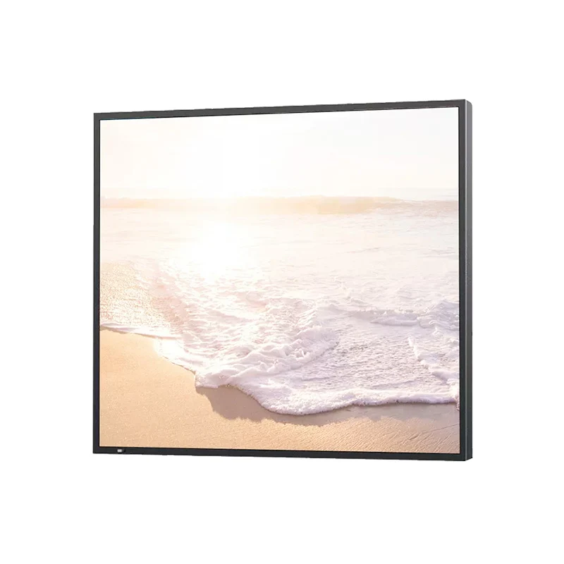 SL Series 22 Inch (387.7×387.7mm Viewable) 22mm Ultra Slim Square LCD Display Screen, No Touch, Content Upload via Dadonlion Platform / USB Disk