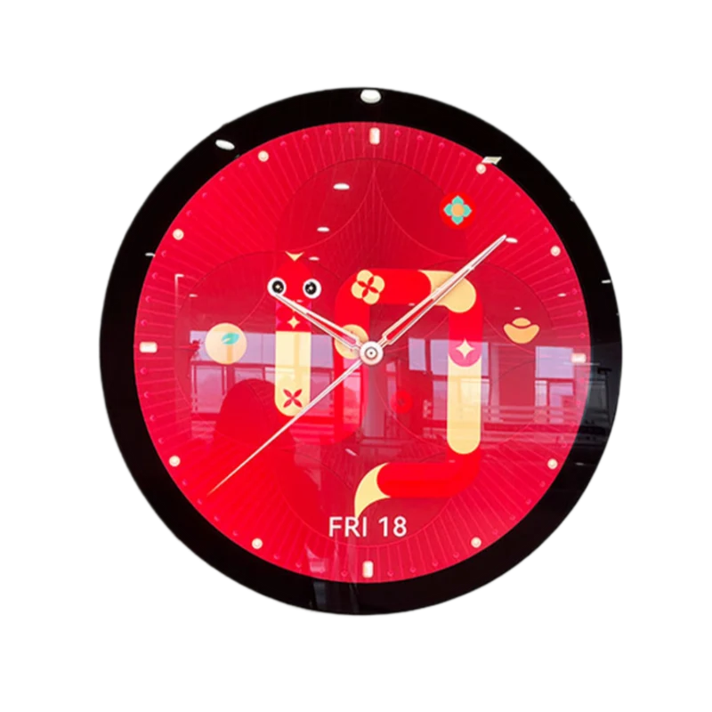 RD Series 23.6 Inch (Dia.599.4mm Viewable) Round / Circular LCD Digital Display Screen, Capacitive Touch (Optional), Cloud / APP / USB Disk