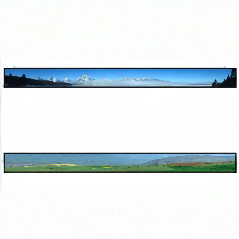 47.1 Inch (1209×50mm Viewable) Commercial Android Stretched LCD Bar Display | Ultra-Wide Digital Shelf Screen | Cloud / USB / App Control