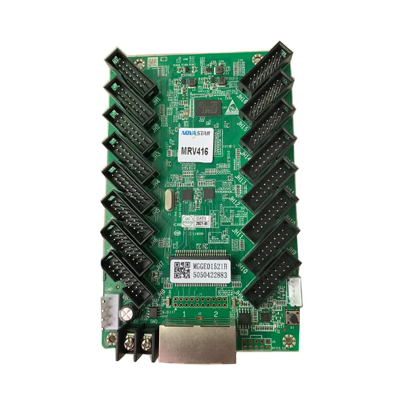 NovaStar MRV416‑N Receiving Card – Maxium 512×512 Pixels | 32‑Group RGB Data HUB75 Controller Board for LED Display Screens