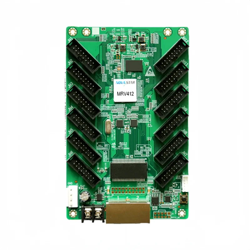 NovaStar MRV412‑N Receiving Card – Maxium 512×512 Pixels | 24‑Group Parallel RGB HUB75 LED Controller Board for LED Display Screens