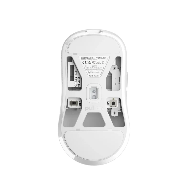 Pulsar X2N CrazyLight Mini 8K Wireless Uyuni White
