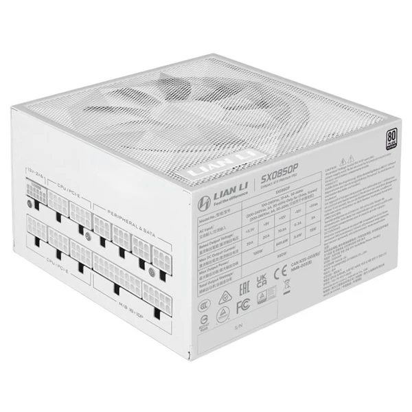 Lian Li SX 850P Series 80PLUS PLATINUM 850W (White)