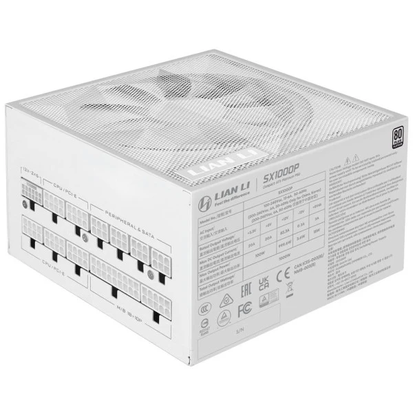 Lian Li SX 1000P Series 80PLUS PLATINUM 1000W (White)