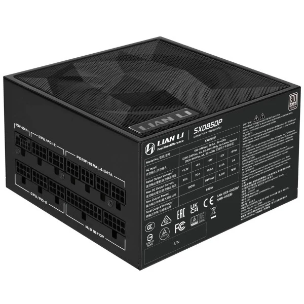 Lian Li SX 850P Series 80PLUS PLATINUM 850W (Black)