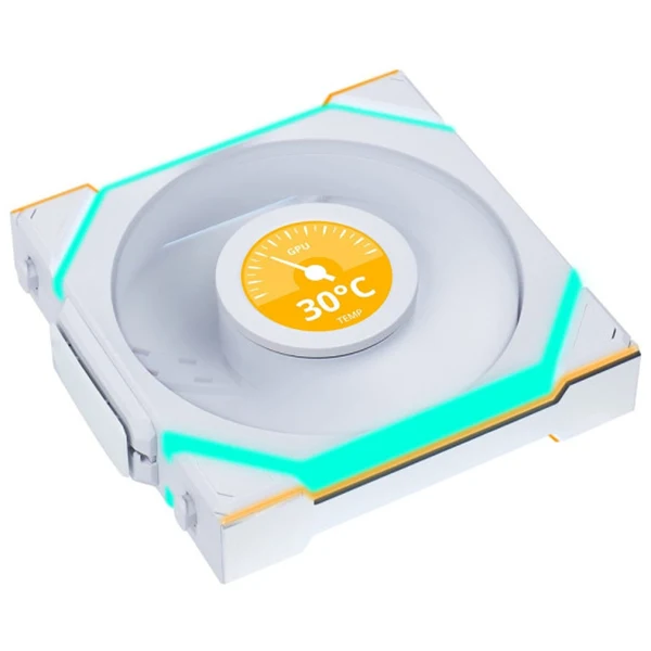 Lian Li UNI Fan SL Wireless LCD Reverse 120 White (Triple Pack)