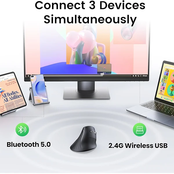 Ugreen Vertical Wireless MU008 Noir (25444)