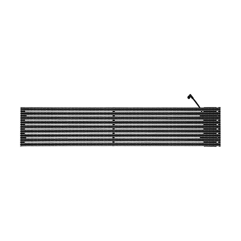 oClear B Series Outdoor Waterpoof P10/13mm Transparent LED Mesh Display High Brightness 6500nits in Size 1500x250mm Aluminum Cabinet for Fixed Installation