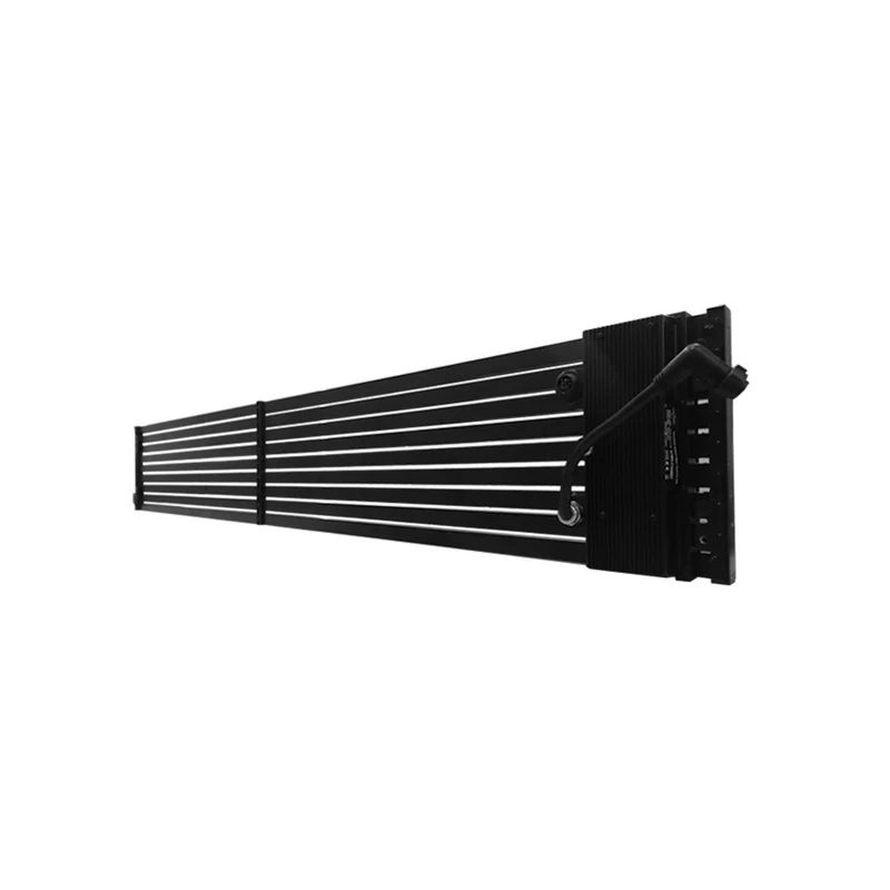 oClear B Series Outdoor Waterpoof P10/13mm Transparent LED Mesh Display High Brightness 6500nits in Size 1500x250mm Aluminum Cabinet for Fixed Installation