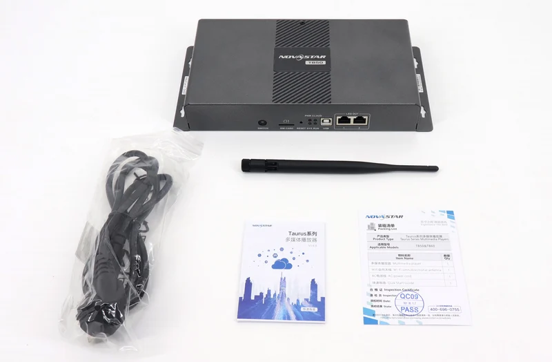 NovaStar TB50 Multimedia Player Sending Box – 1.3 Million Pixels | Hybrid Synchronous & Asynchronous LED Control Box with Quad-Core Android OS for LED Display Screens