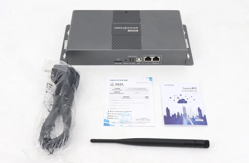 NovaStar TB30 Multimedia Player Sending Box –0.65 Million Pixels | Asynchronous LED Controller & USB Playback for LED Display Screens