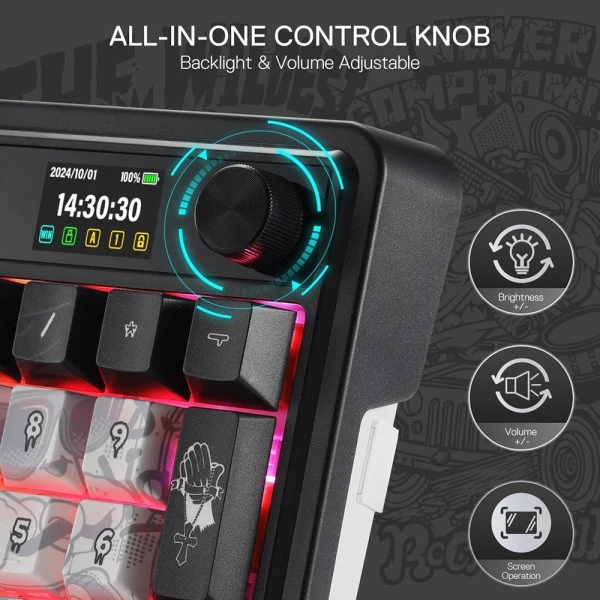 Redragon Galatin PRO K719 Wireless (Street Graffiti)