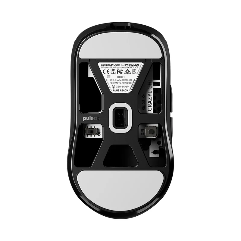 Pulsar X2-H CrazyLight Medium 8K Wireless Jet Black