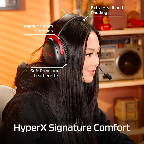 HyperX Cloud III S Wireless Rouge