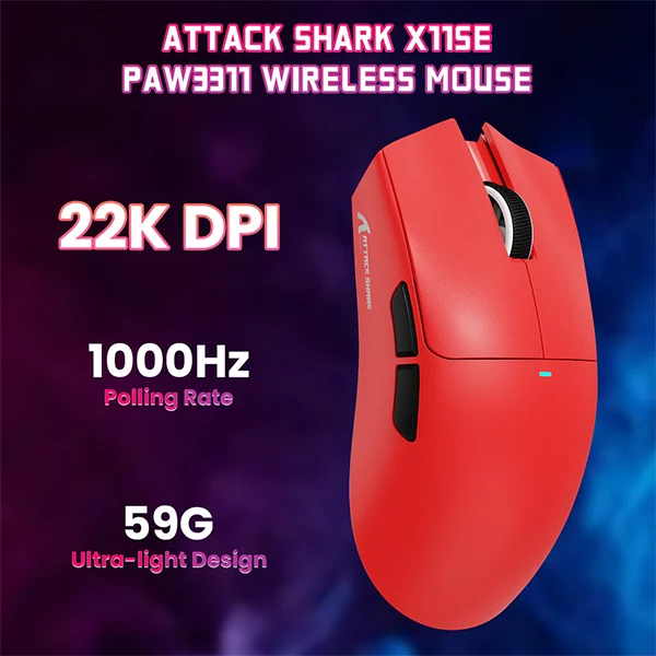 ATTACK SHARK X11 SE (Red)