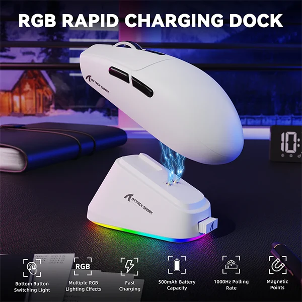 ATTACK SHARK G3 PRO (White)