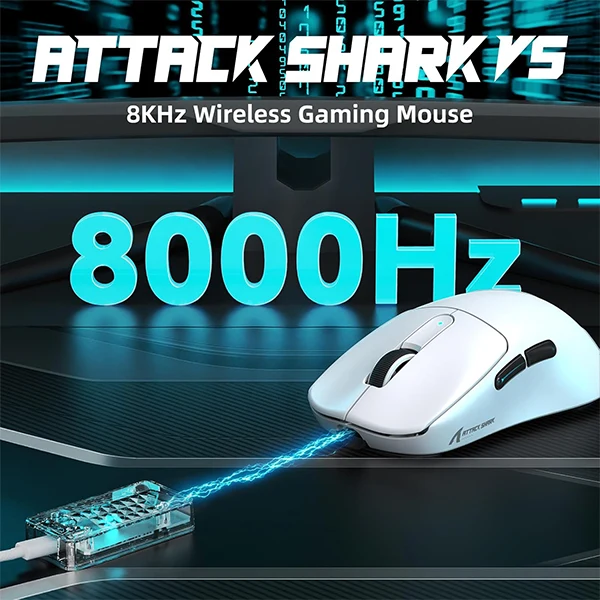 ATTACK SHARK V5 (White)
