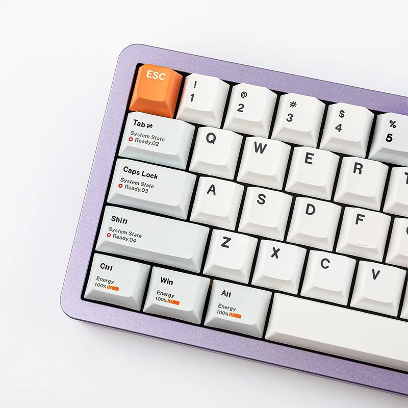 Epomaker Everglide AE68 Magnetic ANSI US White/Purple