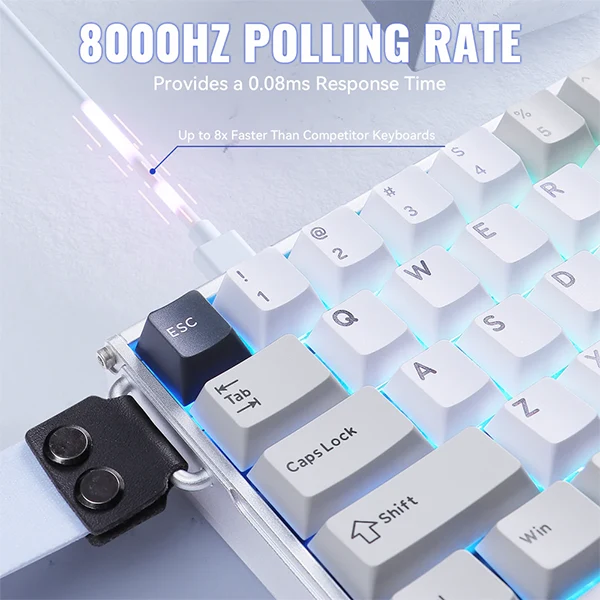 ATTACK SHARK X68MAX HE Magnetic Switch (Star White)