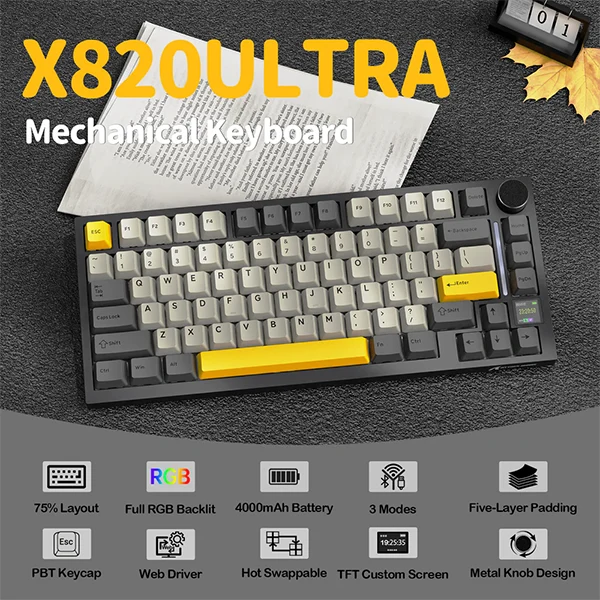 ATTACK SHARK X820 Ultra Shark Switch (Starry Night)